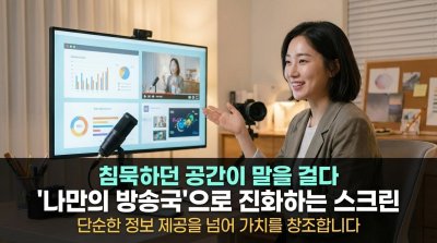 꺼진 TV를 켜고 공간을 바꾸다: '나만의 방송국'이 만드는 미래 경험